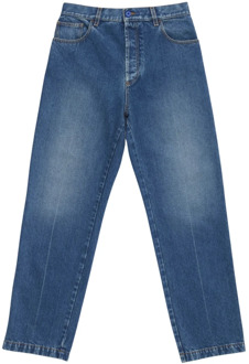 Straight Jeans Marcelo Burlon , Blue , Heren - W32