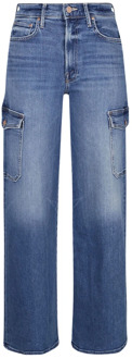 Straight Jeans Mother , Blue , Dames - W28,W27