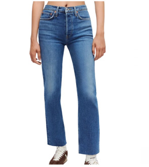 Straight Jeans Re/Done , Blue , Dames - W28,W27