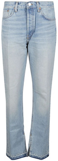Straight Jeans Re/Done , Blue , Dames - W29