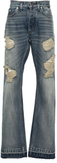 Straight Jeans Rhude , Blue , Heren - W30,W32