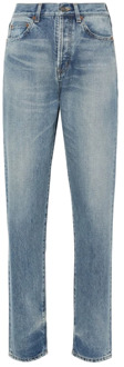Straight Jeans Saint Laurent , Blue , Dames - W26,W27,W28,W29