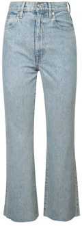 Straight Jeans Slvrlake , Blue , Dames - W28,W29
