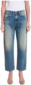 Straight Jeans ViCOLO , Blue , Dames - L