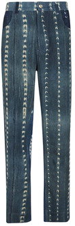 Straight Jeans Wales Bonner , Blue , Heren - W30,W36