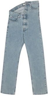 Straight Jeans Y/Project , Blue , Dames - W27,W29