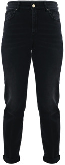 Straight-leg jeans met omslag voor dames Kocca , Black , Dames - W25,W28,W31,W32,W30,W24,W29,W27,W26,W34