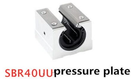 Straight Open Type Box Type Staal Beschermende Koper Mouw Stofdicht Druk Plaat Slider Lager SBR40 geel