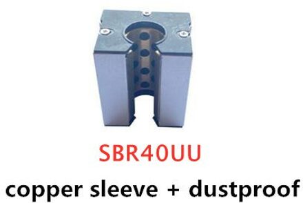 Straight Open Type Box Type Staal Beschermende Koper Mouw Stofdicht Druk Plaat Slider Lager SBR40 Oranje