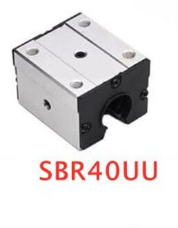 Straight Open Type Box Type Staal Beschermende Koper Mouw Stofdicht Druk Plaat Slider Lager SBR40 Paars