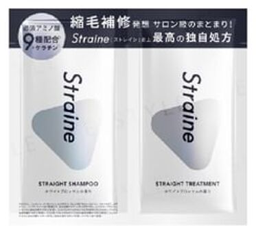 Straight Shampoo & Hair Treatment Sachet Set 10ml + 10ml