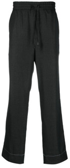 Straight Trousers Brioni , Black , Heren - 2Xl,Xl,L