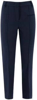 Straight Trousers Fabiana Filippi , Blue , Dames - M,S,Xs