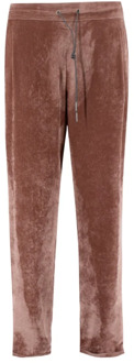 Straight Trousers Fabiana Filippi , Brown , Dames - M,S