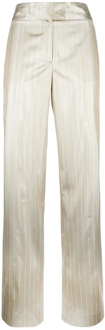 Straight Trousers Genny , Beige , Dames - S