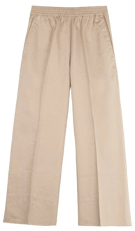 Straight Trousers Graumann , Beige , Dames - XL