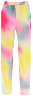 Straight Trousers Msgm , Multicolor , Dames - S,Xs