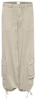 Straight Trousers My Essential Wardrobe , Beige , Dames - 2Xl,Xl,L,M,Xs,3Xl