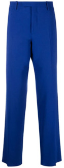 Straight Trousers Off White , Blue , Heren - L,M