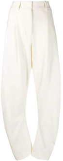 Straight Trousers Off White , White , Dames - XS