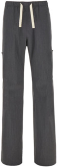 Straight Trousers Palm Angels , Gray , Heren - L