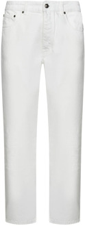 Straight Trousers Palm Angels , White , Heren - W30,W32
