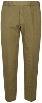 Straight Trousers PT Torino , Green , Heren - 2Xl,Xl,L,M