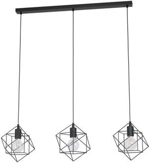 Straiton Hanglamp - E27 - 90,5 cm - Zwart