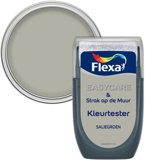 Strak op de Muur Tester - Watergedragen - Mat - saliegroen - 0,3 liter