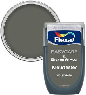 Strak op de Muur Tester- Watergedragen - Mat - woudgroen - 0,3 liter