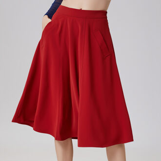 Strakke uitlopende rok Rood - XS