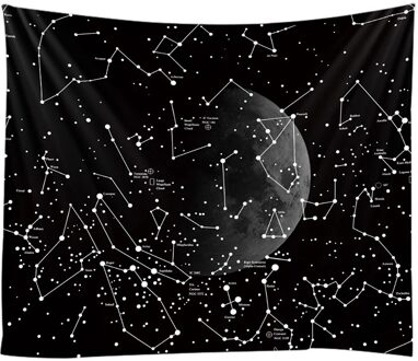 Strand Handdoek Gordijnen Doek Sprei Slaapkamer Decoratie Deken 100% Polyester Plain Universe Night Sky Stars Wandtapijt A2