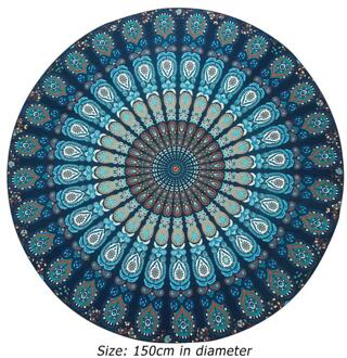 Strand Mat Ronde Chiffon Picknick Deken Waterdicht Outdoor Camping Tapijt Tafelkleed Cover Boho Sjaal Multifunctionele Decor Mat