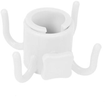 Strand Paraplu Haak Nail Vier Benen Haken Tuin Paraplu Plastic Vier Tanden Hanger Outdoor Camping Paraplu Accessoires wit