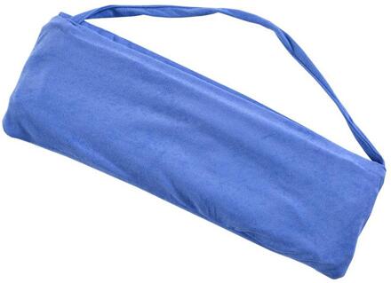 Strand Stoel Cover Dubbele Laag Microfiber Strandlaken Moderne Ligstoel 650G Covers Effen blauw