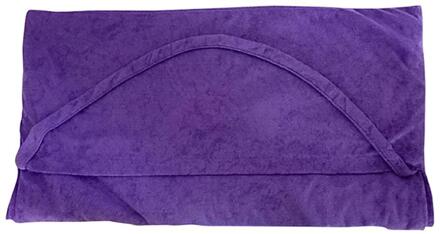 Strand Stoel Cover Dubbele Laag Microfiber Strandlaken Moderne Ligstoel 650G Covers Effen paars