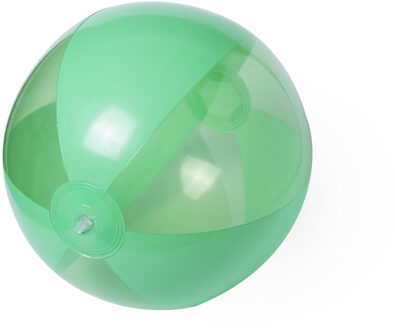 Strandbal - groen - opblaasbare bal - 28 cm - strandspeelgoed