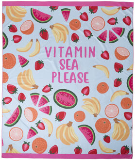 Strandlaken vitamin sea please - multikleur - 165x200 cm