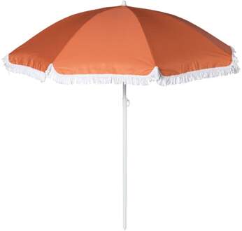 Strandparasol Tess - oranje - ø150x180 cm