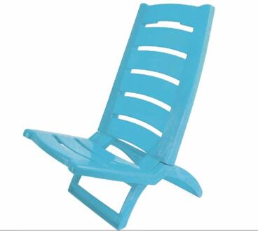 Strandstoel opklapbaar blauw
