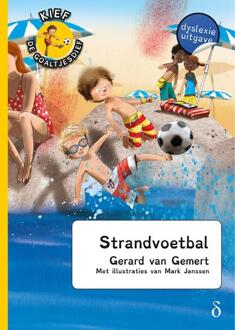 Strandvoetbal - dyslexie uitgave - Boek Gerard van Gemert (9463242317)