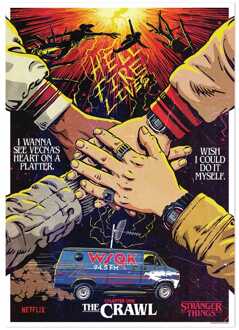 'Stranger Things 5 Art Print The Crawl Limited Edition 42 x 30 cm