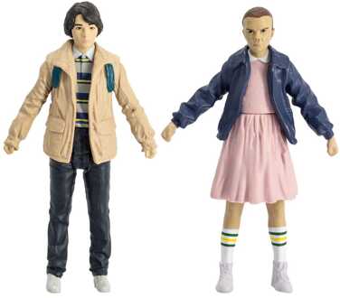 Stranger Things Action Figures Eleven and Mike Wheeler 8 cm