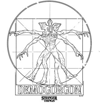 Stranger Things Anatomy Unisex T-Shirt - White - 4XL