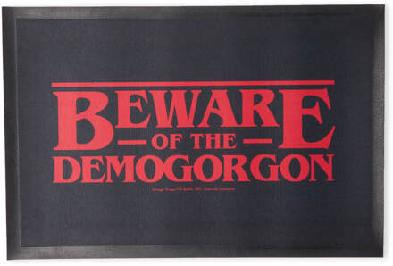 Stranger Things Beware The Demogorgon Entrance Mat