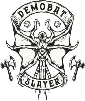 Stranger Things Demobat Slayer Unisex T-Shirt - Wit - S