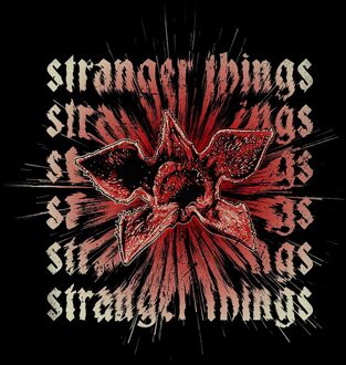 Stranger Things Demogorgon Unisex T-Shirt - Black - 3XL