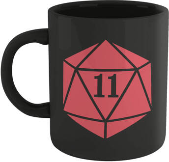 Stranger Things Dragon & Die Mug - Black Zwart