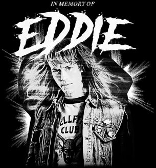 Stranger Things Eddie Munson Memorial Unisex T-Shirt - Black - XL
