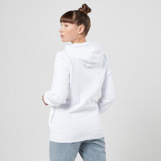 Stranger Things El And Max Material Girls Hoodie - Wit - XXL